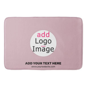 Tapis De Bain Business Chic Promo Personnalisable Dusty Rose ros