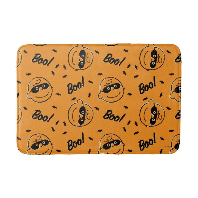 Tapis De Bain cacahuètes | Charlie Brown Boo ! Motif (Devant)