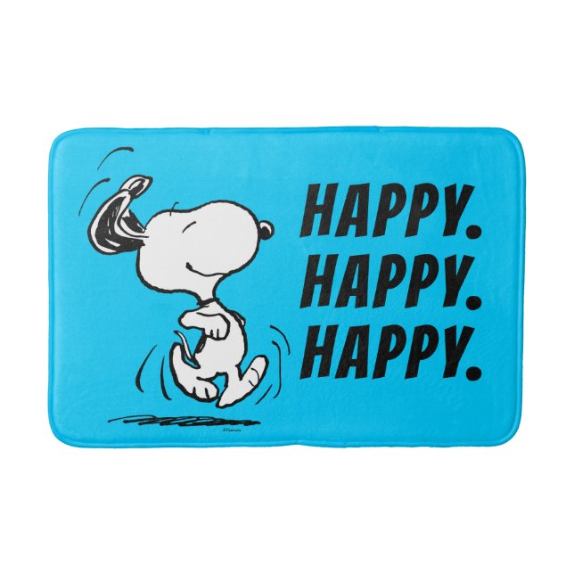 Tapis De Bain cacahuètes | Snoopy Happy Dance (Devant)