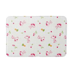 Tapis De Bain cacahuètes Snoopy & Woodstock Cherry Motif