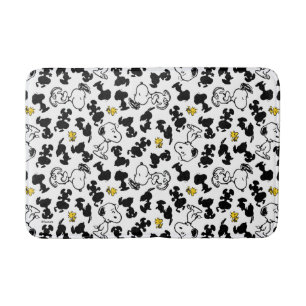 Tapis De Bain cacahuètes Snoopy & Woodstock Shadow Motif