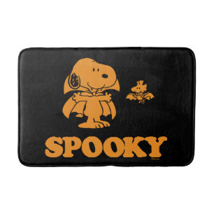 Tapis De Bain cacahuètes   Snoopy & Woodstock Vampires Éffrayant