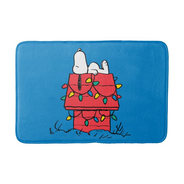 Tapis De Bain cacahuètes | Snoopy's Dog House With Lights (Devant)