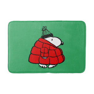 Tapis De Bain cacahuètes Veste Snoopy Red Puffer