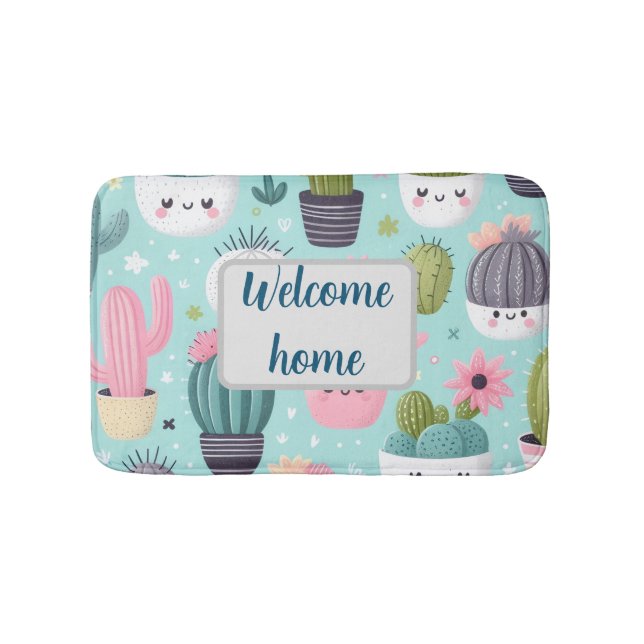 Tapis De Bain Cactus pattern (Devant)