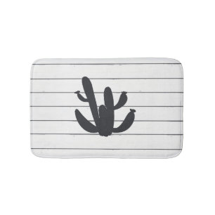 Tapis De Bain Cactus Plante désert Art bain Mat