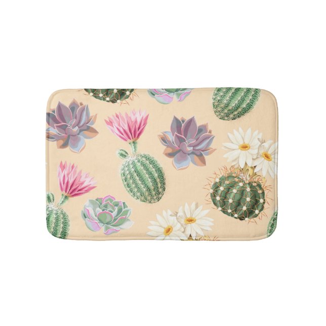 Tapis De Bain Cactus Succulent : Motif de détail élevé (Devant)