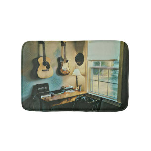Tapis De Bain Cadeaux de guitare pour petite amie