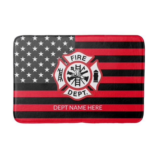 Tapis De Bain Cadeaux pour pompiers (Devant)