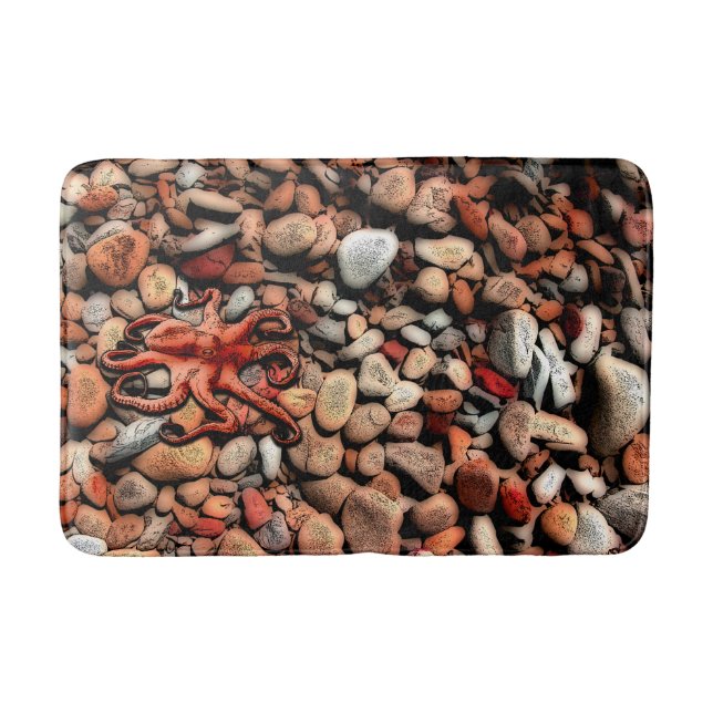 Tapis De Bain Cailloux de poulpe (Devant)