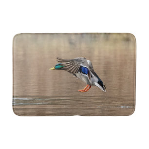 Tapis De Bain Canard de Mallard en vol