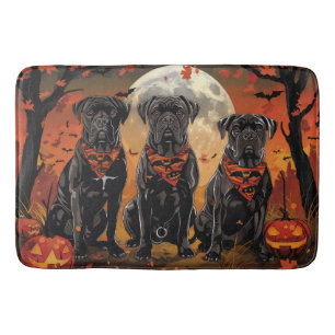 Tapis De Bain Canne Corso Halloween Éffrayant