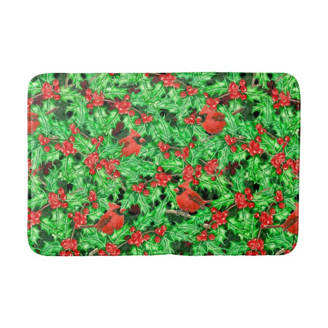 Tapis De Bain Cardinaux et baies sèches (Devant)