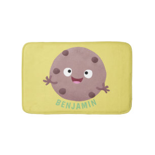 Tapis De Bain Caricature de biscuit à puce en chocolat