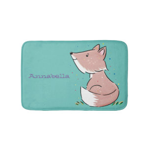 Tapis De Bain Caricature pour bébé renard