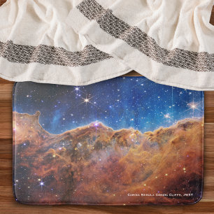 Tapis De Bain Carina Nebula Falaises cosmiques James Webb Hi-Res