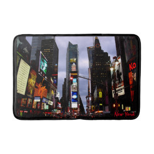Tapis De Bain Carré du New York Bath Souvenirs Times