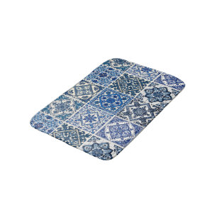 Tapis De Bain Carrelage méditerranéen, Portugais, Azulejo, Majol