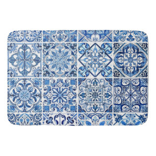 Tapis De Bain Carrelage méditerranéen, Portugais, Azulejo, Majol