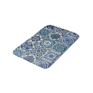 Tapis De Bain Carrelage méditerranéen, Portugais, Azulejo, Majol