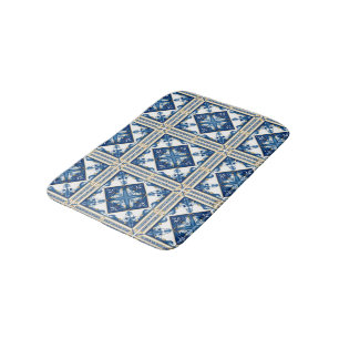 Tapis De Bain Carrelage méditerranéen, Portugais, Azulejo, Majol