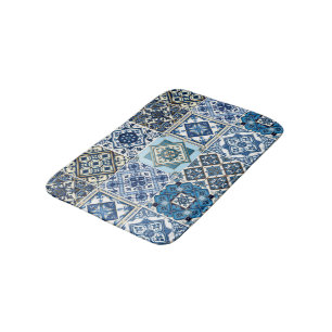 Tapis De Bain Carrelage méditerranéen, Portugais, Azulejo, Majol