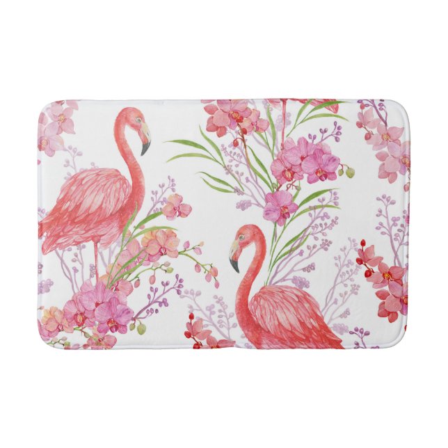 Tapis de bain carrelé rose pâle (Devant)
