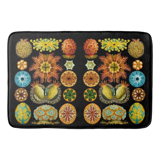 Tapis De Bain carte des créatures marines (Devant)