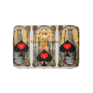 Tapis De Bain Carte Tarot Reine des pique Thunder_Cove