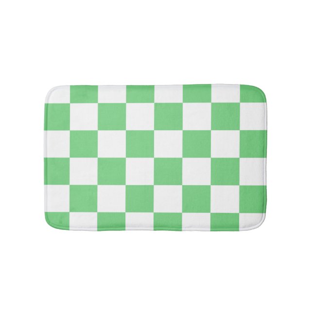 Tapis De Bain Carton de tableau de bord vert rétro Y2K (Devant)