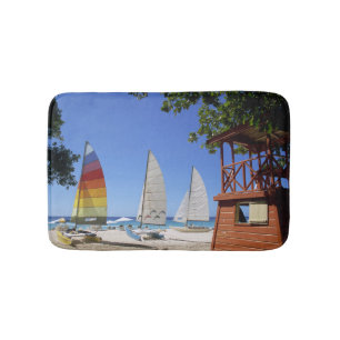 Tapis De Bain Catamarans et support de maître nageur sur la