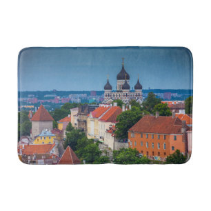 Tapis De Bain Cathédrale et Cityscape Estonie