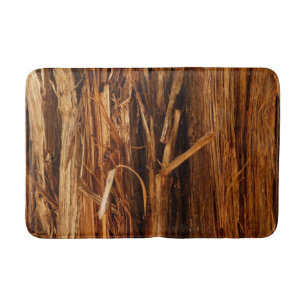 Tapis De Bain Cèdre texturé en écorce de bois
