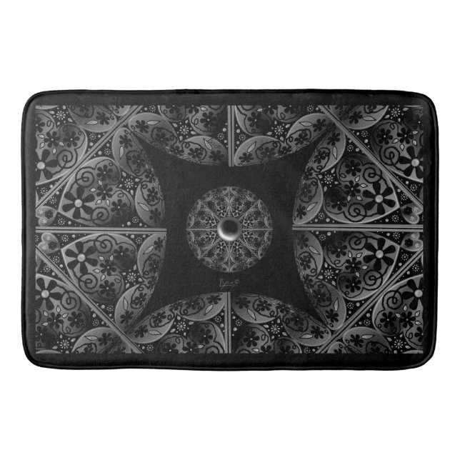 Tapis De Bain Céramique noir (Devant)