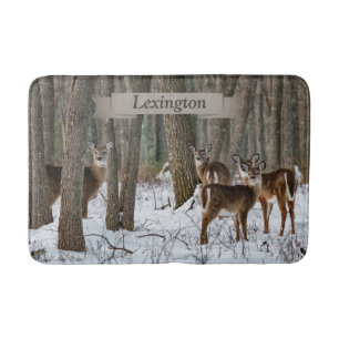 Tapis De Bain Cerf d'hiver