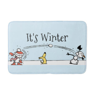 Tapis De Bain C'est l'hiver 
