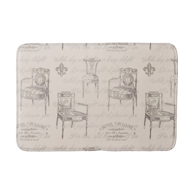 Tapis De Bain Chaises Dulocke (Devant)