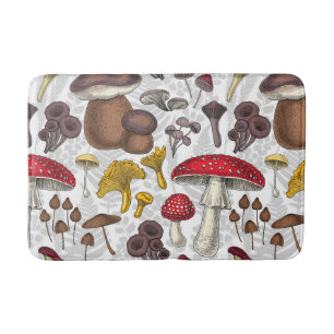 Tapis De Bain Champignons sauvages