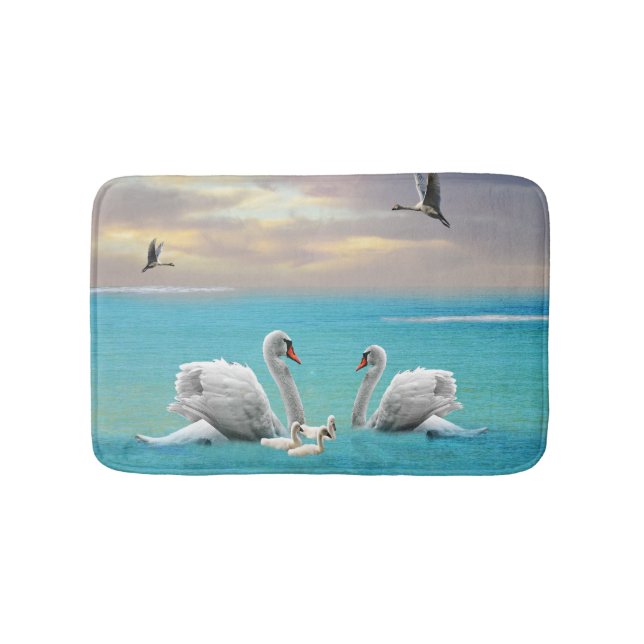 Tapis De Bain Chanson Du Cygne Blanc, (Devant)