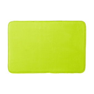 Tapis De Bain Chartreuse Jaune (couleur unie)