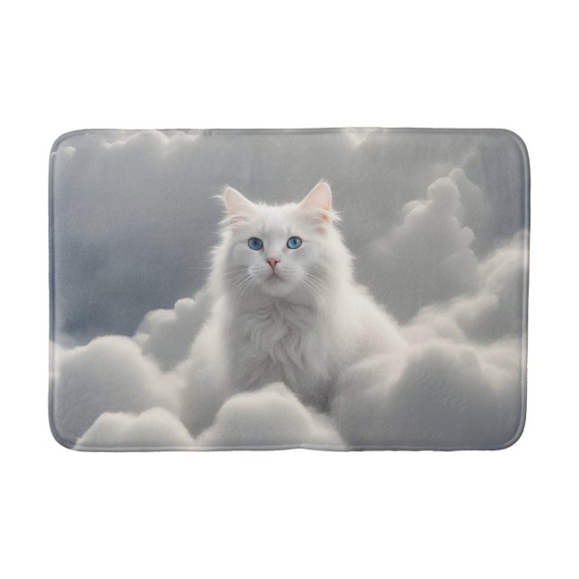 Tapis De Bain Chat dans les nuages (Devant)