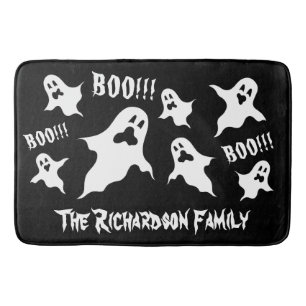 Tapis De Bain Chat de bain Éffrayant Halloween Personnalisé