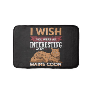 Tapis De Bain Chat de ragondin du Maine