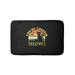 Tapis De Bain Chat Halloween Vous Êtes Creepin Meow
