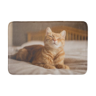 Tapis De Bain Chat somnolent des images   de Getty