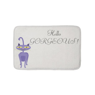 Tapis De Bain Chat Whimsical Quirky, Parties scintillant - Bonjo