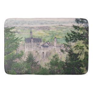 Tapis De Bain Château Retro Neuschwanstein en Allemagne