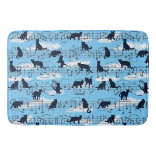 Tapis De Bain chatons musicaux