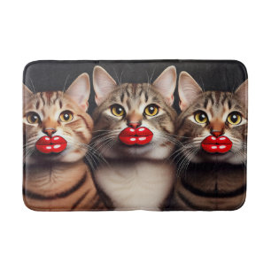 Tapis De Bain Chats Amusants Avec Botox