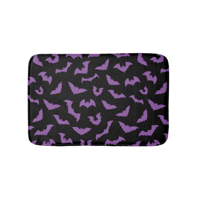 Tapis De Bain Chauve-chauve-souris noire (Devant)